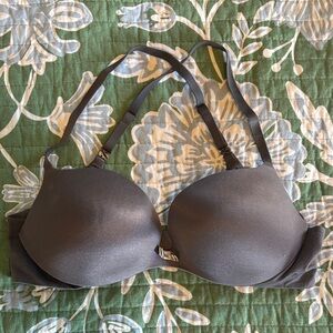 Victoria's Secret Gray Bra 36B. Can be racer back or normal.